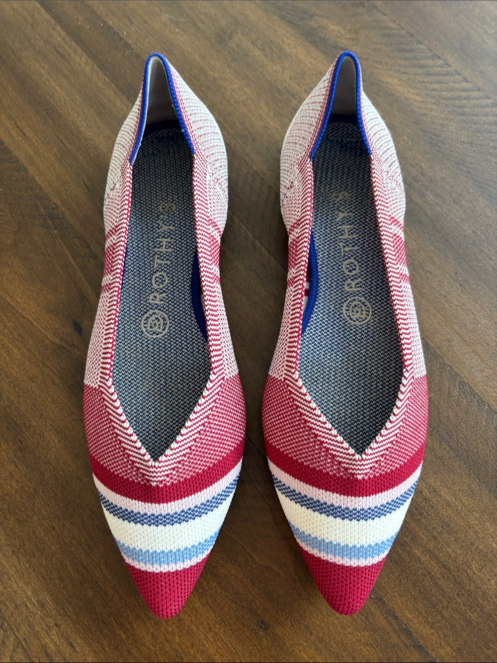Rothy’s Red Varsity Stripe 8.5